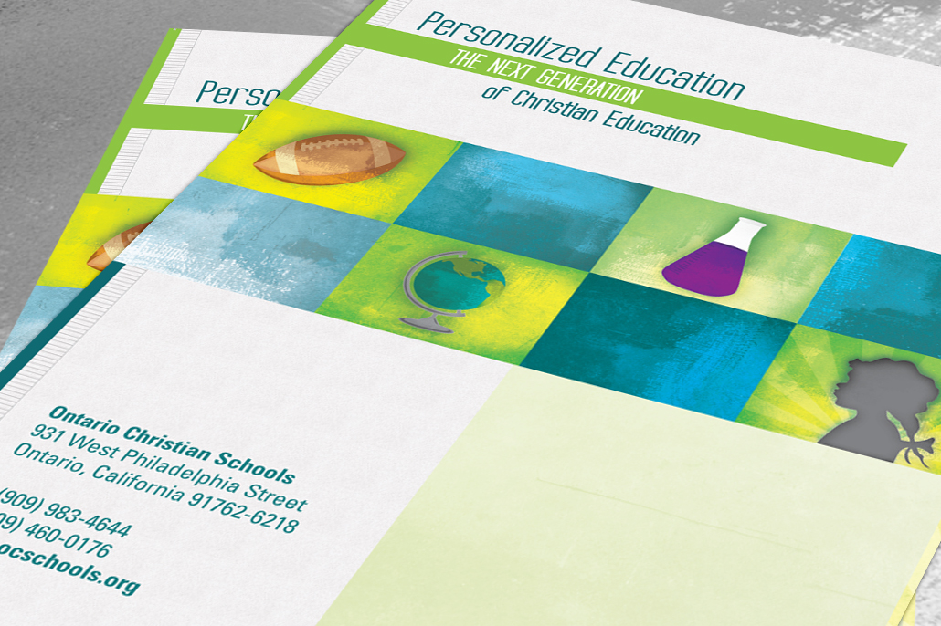 OC Personlized Education Brochure Cover Sample